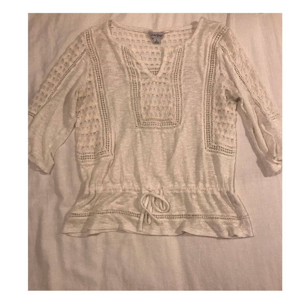 Lucky Brand Cream Top